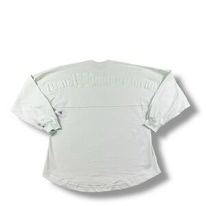 NWT Walt Disney World Mint Green Glitter Letters Spirit Jersey Sz XS